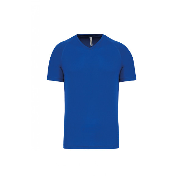 Heren-sport-t-shirt V-hals Sporty Royal Blue L