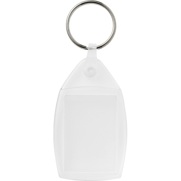Lita P6 sleutelhanger met kunststof clip - Transparant