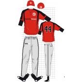 Honkbal tenue vrouwen 4-delig Honkbal tenue vrouwen 4-delig